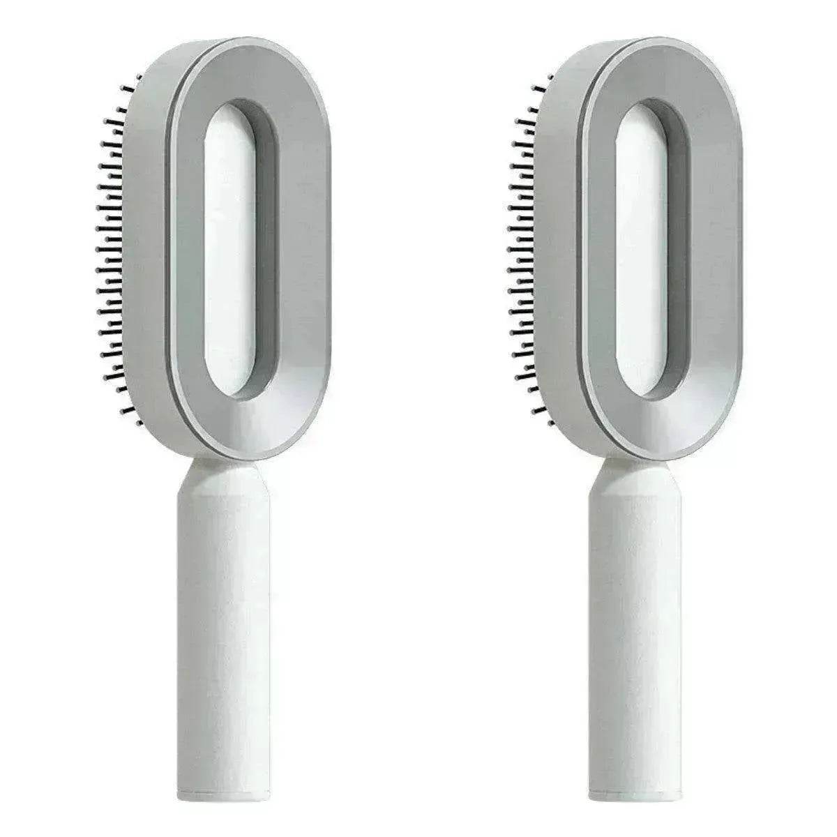 Self Cleaning Hair Brush For Women key Massage Scalp - www.Shopthatapp.com