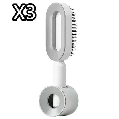 Self Cleaning Hair Brush For Women key Massage Scalp - www.Shopthatapp.com