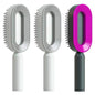 Self Cleaning Hair Brush For Women key Massage Scalp - www.Shopthatapp.com