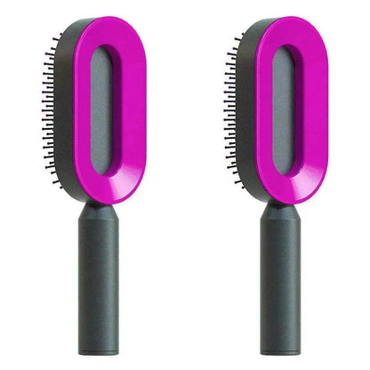 Self Cleaning Hair Brush For Women key Massage Scalp