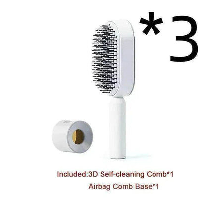 Self Cleaning Hair Brush For Women key Massage Scalp