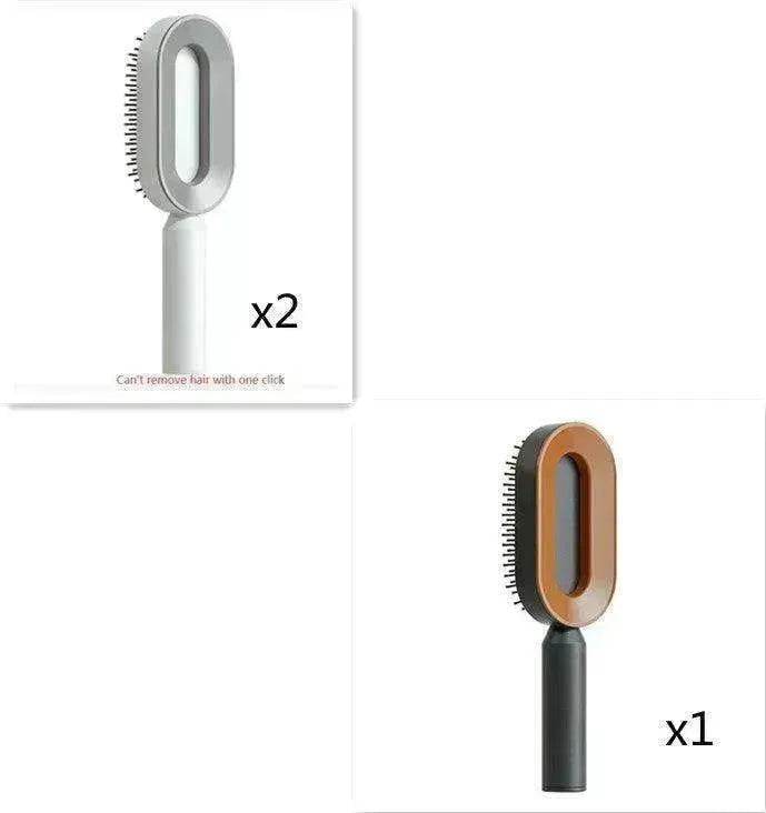 Self Cleaning Hair Brush For Women key Massage Scalp