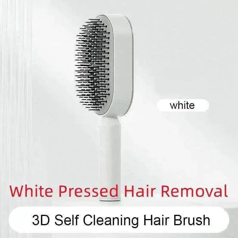 Self Cleaning Hair Brush For Women key Massage Scalp