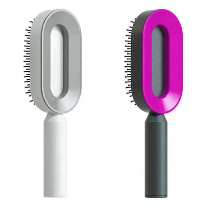 Self Cleaning Hair Brush For Women key Massage Scalp