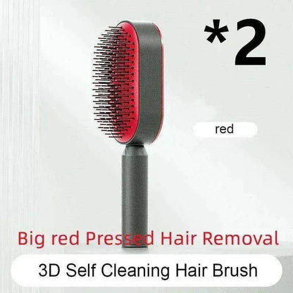 Self Cleaning Hair Brush For Women key Massage Scalp