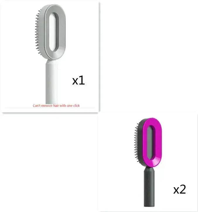Self Cleaning Hair Brush For Women key Massage Scalp