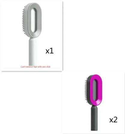 Self Cleaning Hair Brush For Women key Massage Scalp
