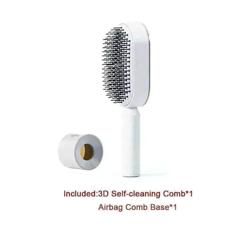 Self Cleaning Hair Brush For Women key Massage Scalp