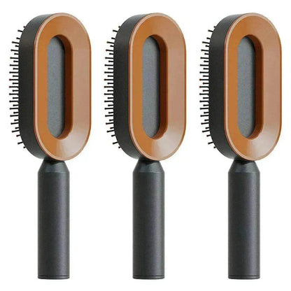 Self Cleaning Hair Brush For Women key Massage Scalp