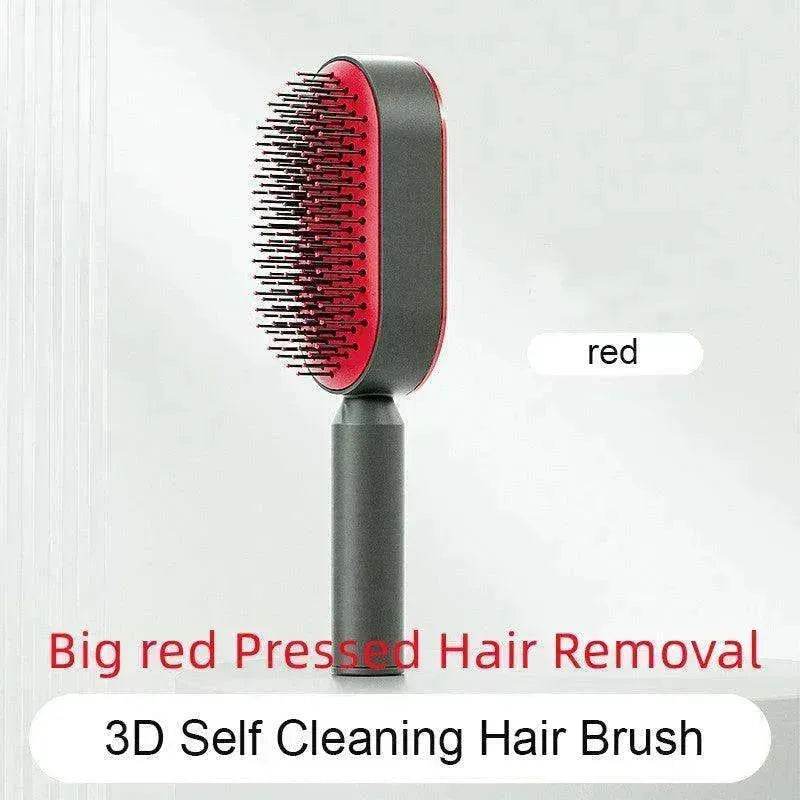 Self Cleaning Hair Brush For Women key Massage Scalp