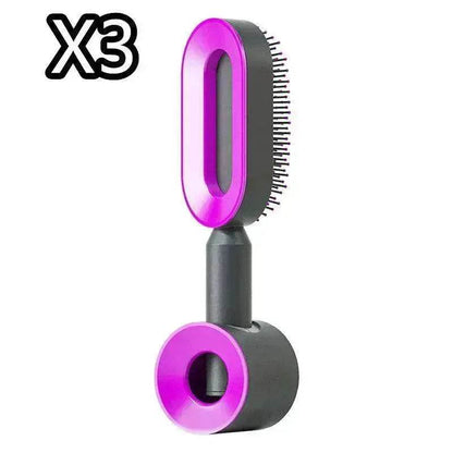 Self Cleaning Hair Brush For Women key Massage Scalp
