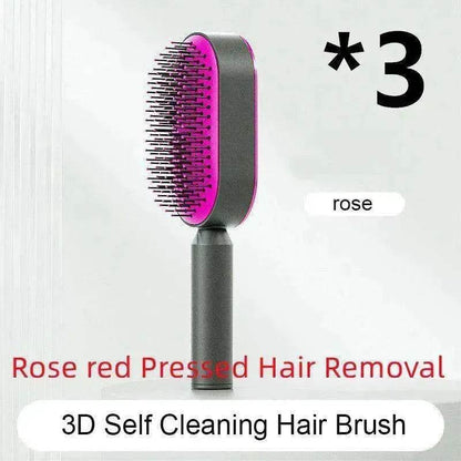 Self Cleaning Hair Brush For Women key Massage Scalp