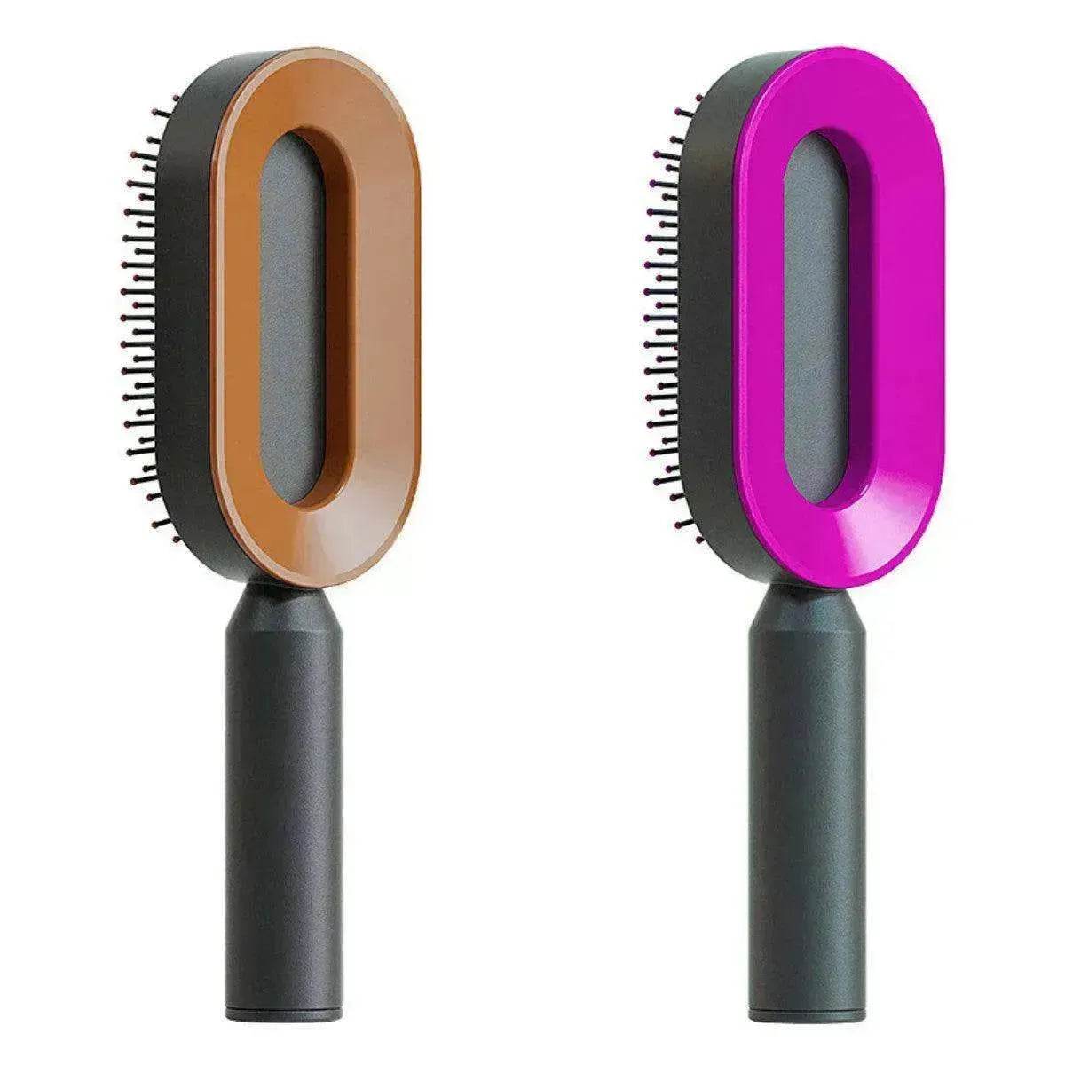Self Cleaning Hair Brush For Women key Massage Scalp