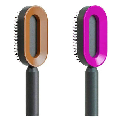 Self Cleaning Hair Brush For Women key Massage Scalp