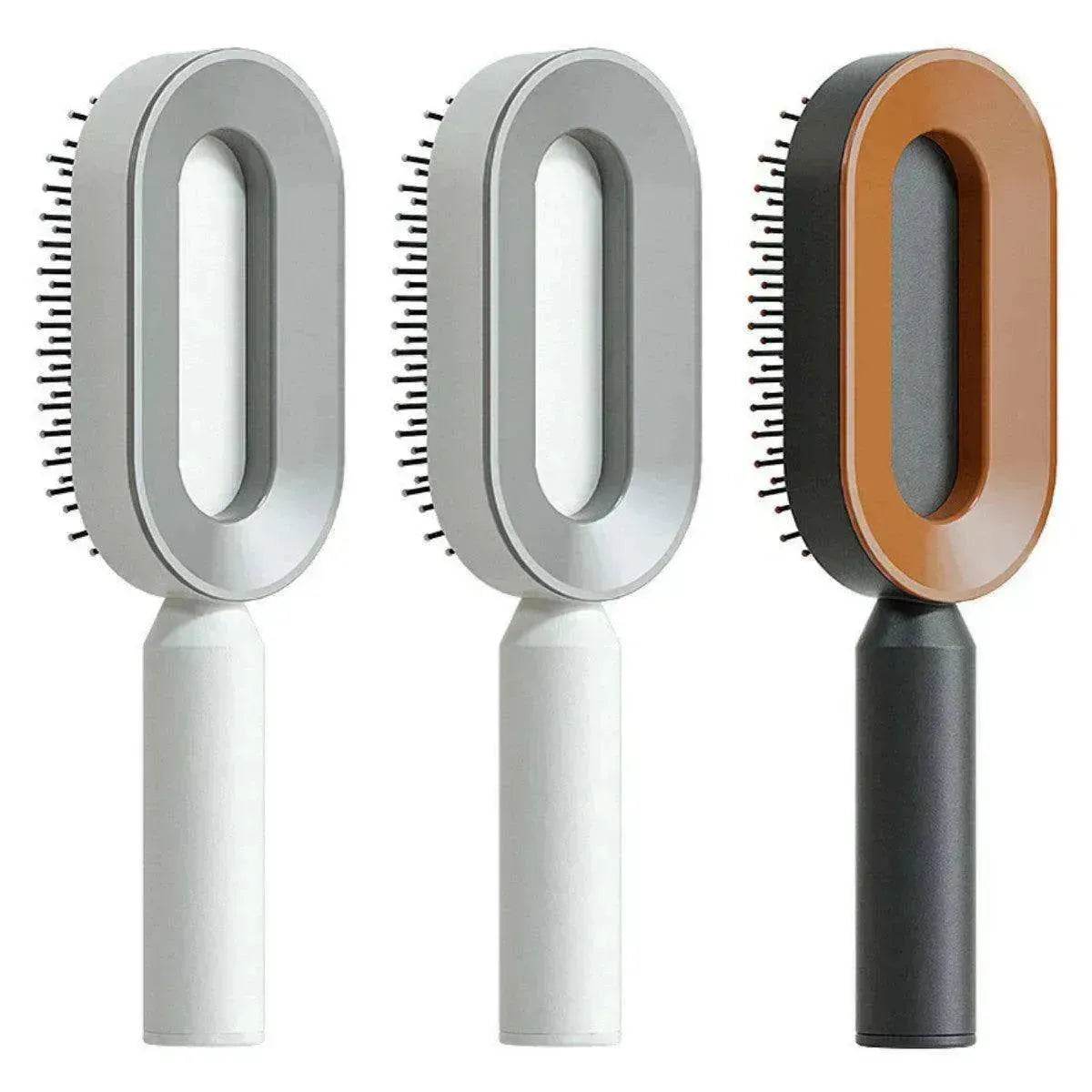 Self Cleaning Hair Brush For Women key Massage Scalp