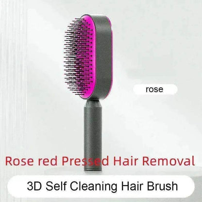 Self Cleaning Hair Brush For Women key Massage Scalp