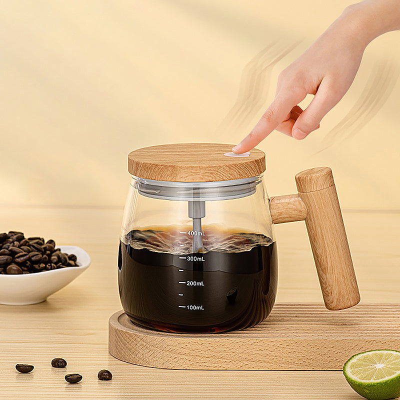 Self Stirring Bamboo Mug-Cutlery and dinnerware-www.Shopthatapp.com-KitchenJoint