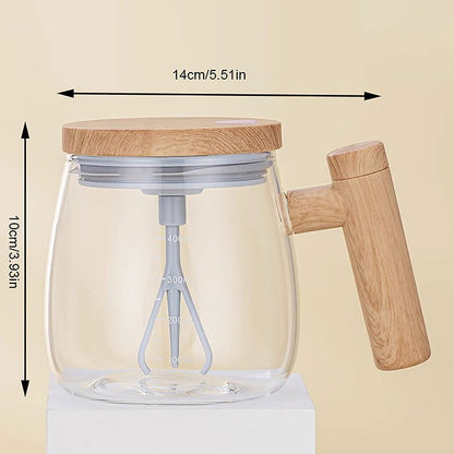 Self Stirring Bamboo Mug-Cutlery and dinnerware-www.Shopthatapp.com-KitchenJoint
