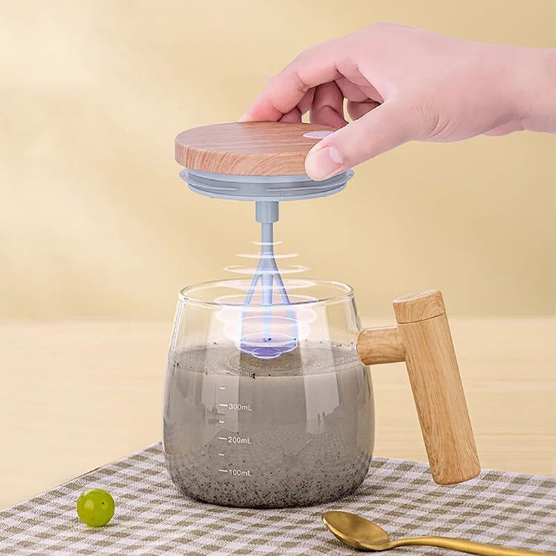 Self Stirring Bamboo Mug-Cutlery and dinnerware-www.Shopthatapp.com-KitchenJoint