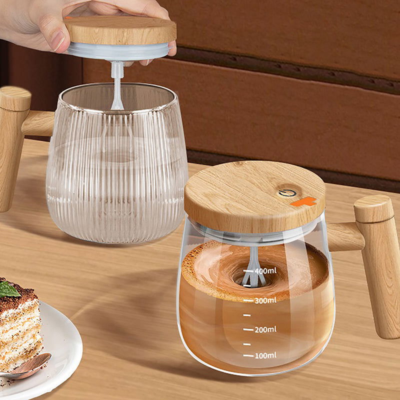 Self Stirring Bamboo Mug-Cutlery and dinnerware-www.Shopthatapp.com-KitchenJoint