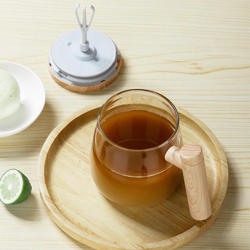 Self Stirring Bamboo Mug-Cutlery and dinnerware-www.Shopthatapp.com-KitchenJoint