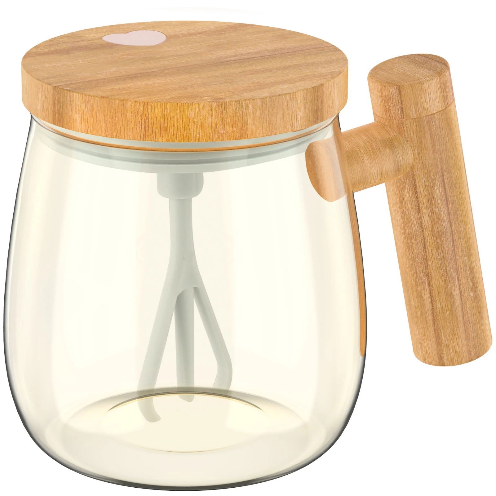 Self Stirring Bamboo Mug-Cutlery and dinnerware-www.Shopthatapp.com-KitchenJoint