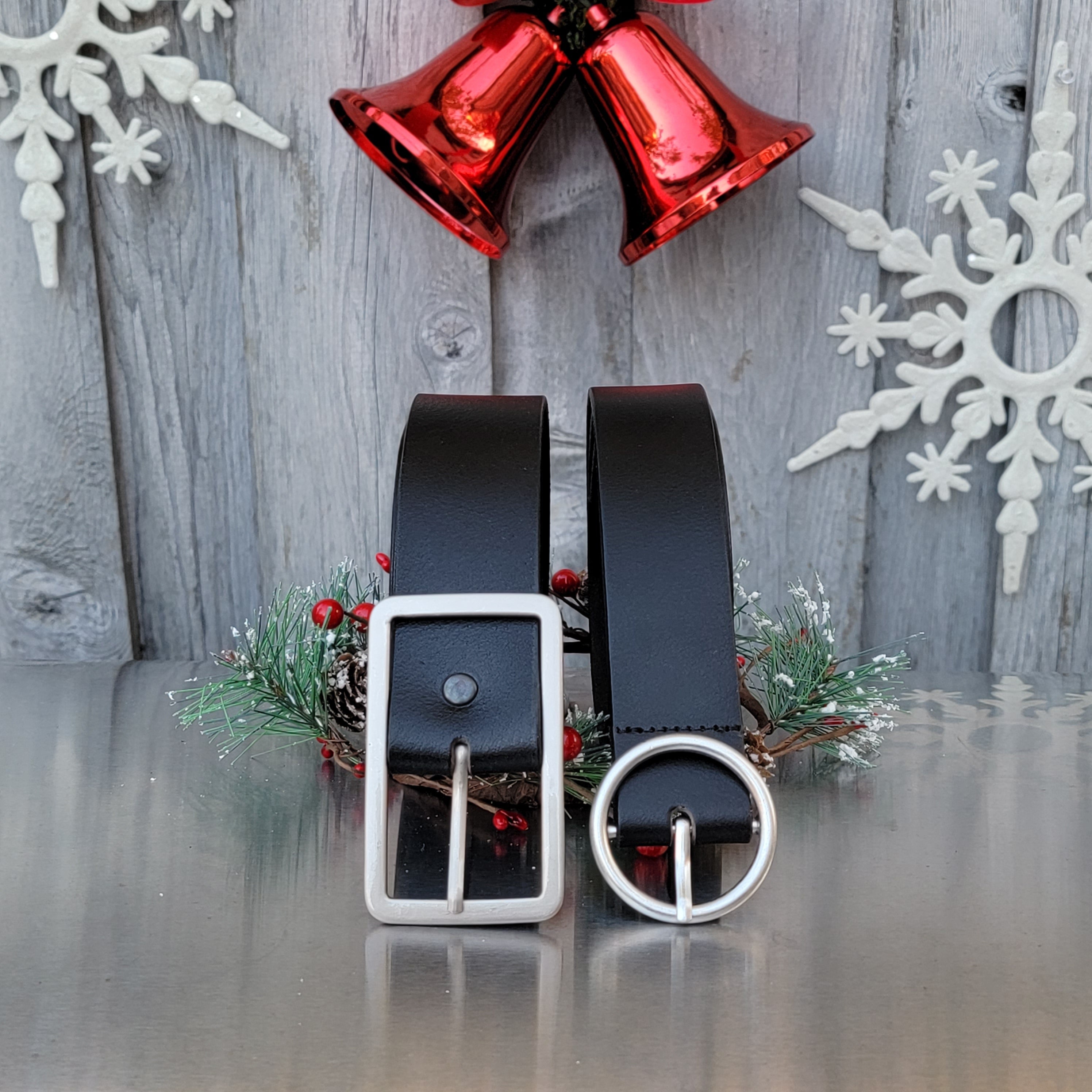 Sempre + Lucille - 2 pc Women's Leather Belt Set - www.Shopthatapp.com #