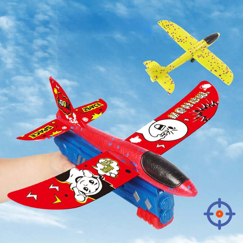 2024 Foam Plane Launcher Gun Toy - Outdoor Catapult Airplane for Kids - www.Shopthatapp.com