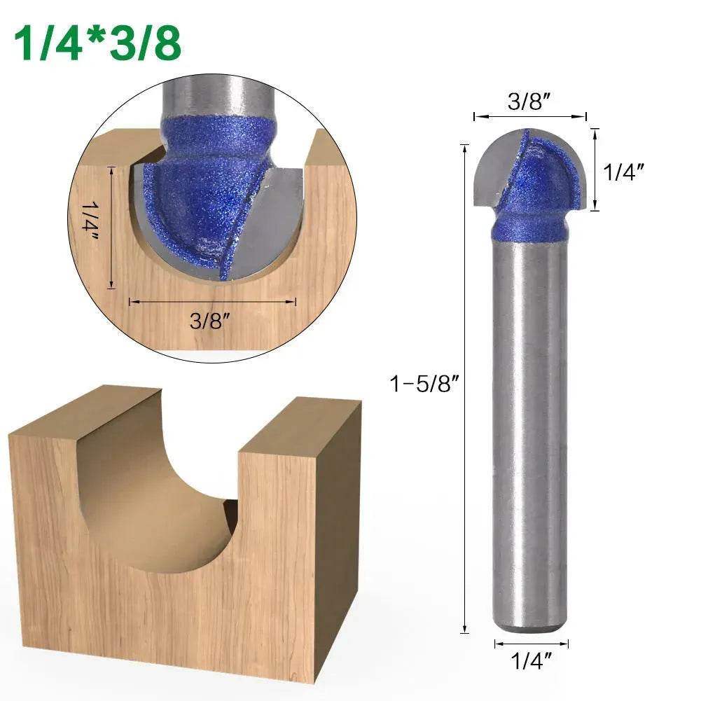 Shank Core Box Router Bit Professional round bottom cutter - www.Shopthatapp.com #