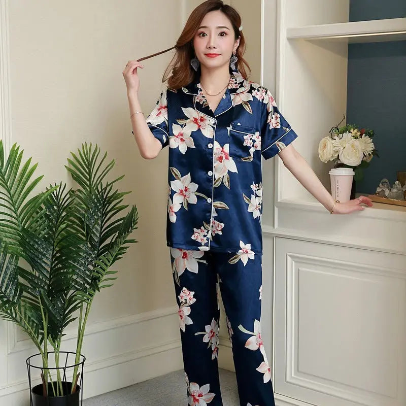 Short-sleeved Trousers Homewear Pajamas For Women - www.Shopthatapp.com
