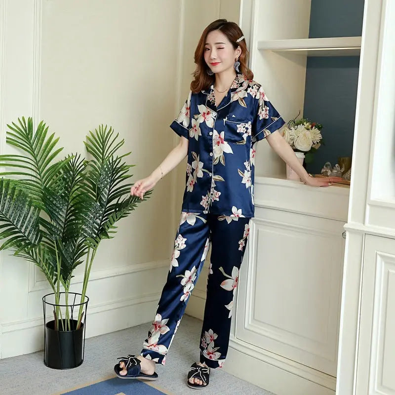 Short-sleeved Trousers Homewear Pajamas For Women - www.Shopthatapp.com