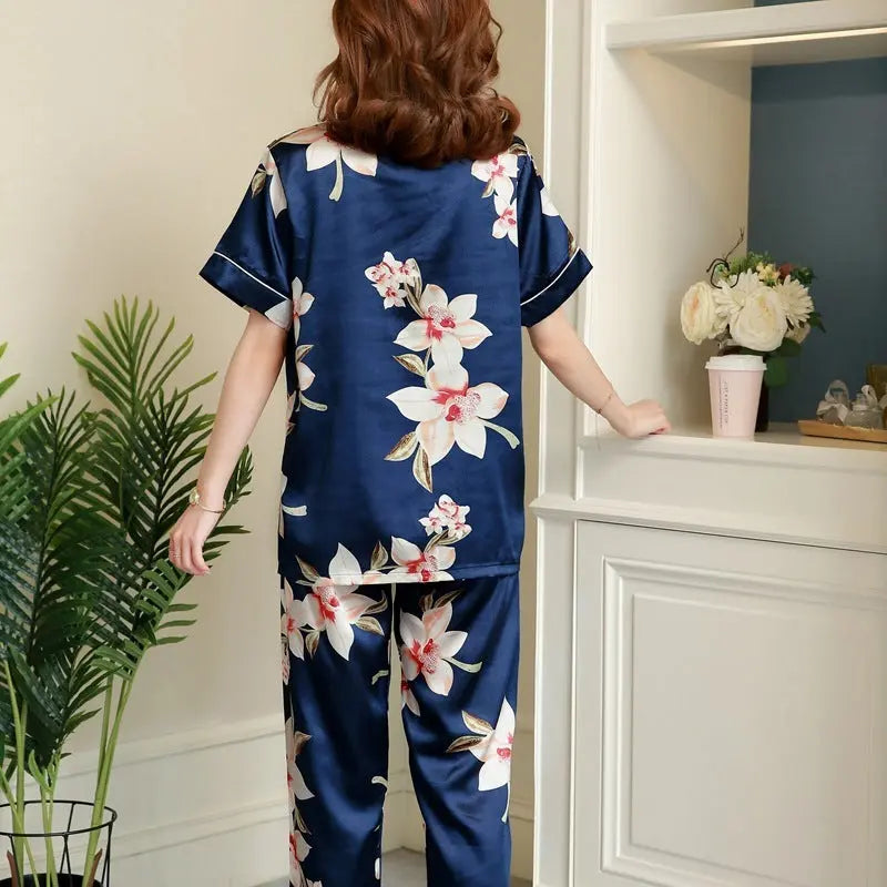 Short-sleeved Trousers Homewear Pajamas For Women - www.Shopthatapp.com