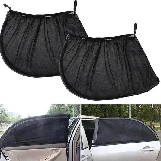Side Window Sunshade Sunscreen Insulated Sunblock Mosquito Dust Proof - www.Shopthatapp.com
