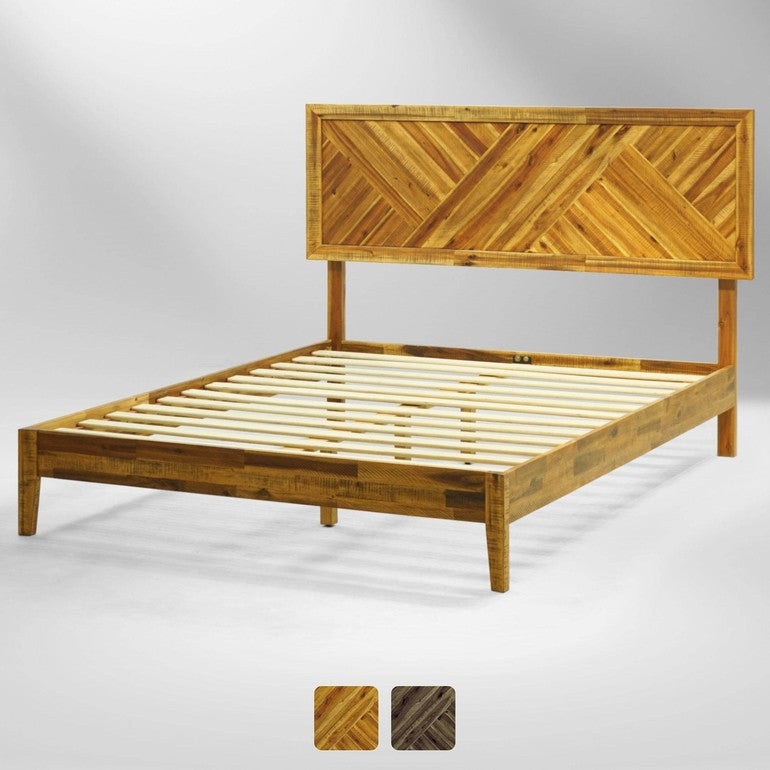Sierra Deluxe Wood Platform Bed Frame - www.Shopthatapp.com