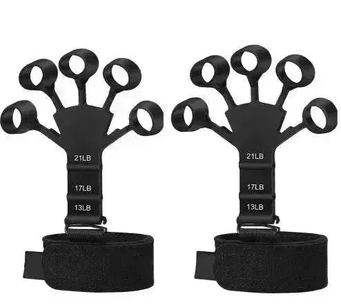Silicone Strength Trainer Finger Resistance Belt Stretcher - www.Shopthatapp.com #