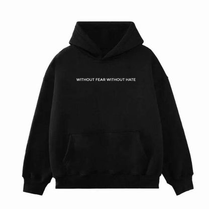 Simple Autumn  Black Hoodie Pullover sweatshirt - www.Shopthatapp.com #