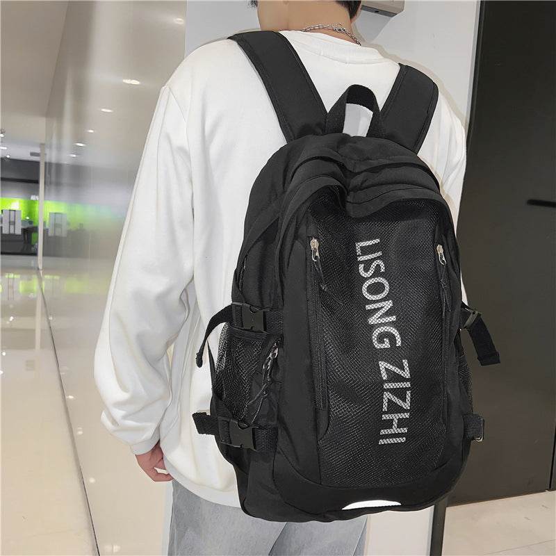 Simple Large Capacity Waterproof High School Backpack for Teens - www.Shopthatapp.com #