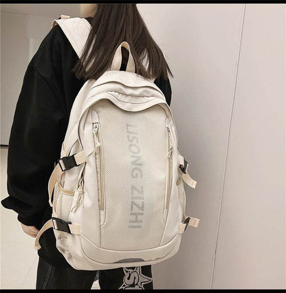 Simple Large Capacity Waterproof High School Backpack for Teens - www.Shopthatapp.com #
