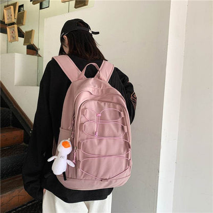 Simple Take Korean Backpack Large-capacity Backpack - www.Shopthatapp.com #