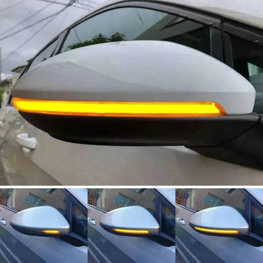 Simple plug and play installation Car Reversing Mirror Turning Light - www.Shopthatapp.com