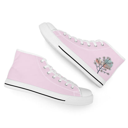 Chaussures montantes en toile Freestyler Sakura - Rose bébé
