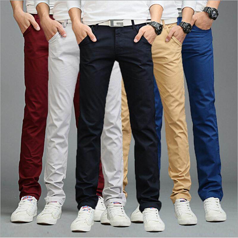 Slim fit straight leg Trouser Casual for Men's - www.Shopthatapp.com #