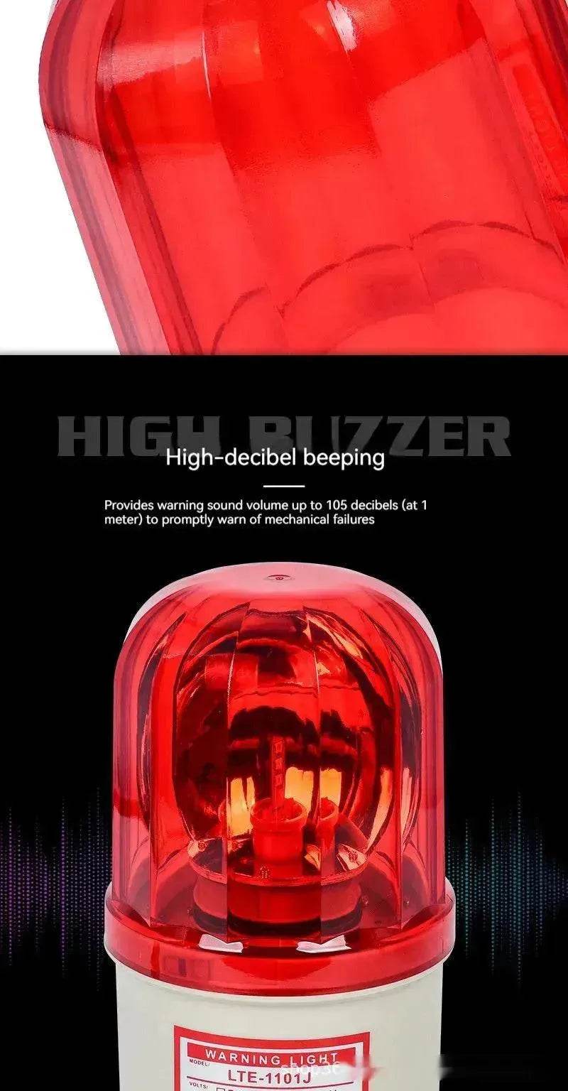 Smart Warning Light LTE-1101J Sound And Light Alarm Rotation for Factories, Workshops, Machine tools, Security rooms, and Traffics. - www.Shopthatapp.com #