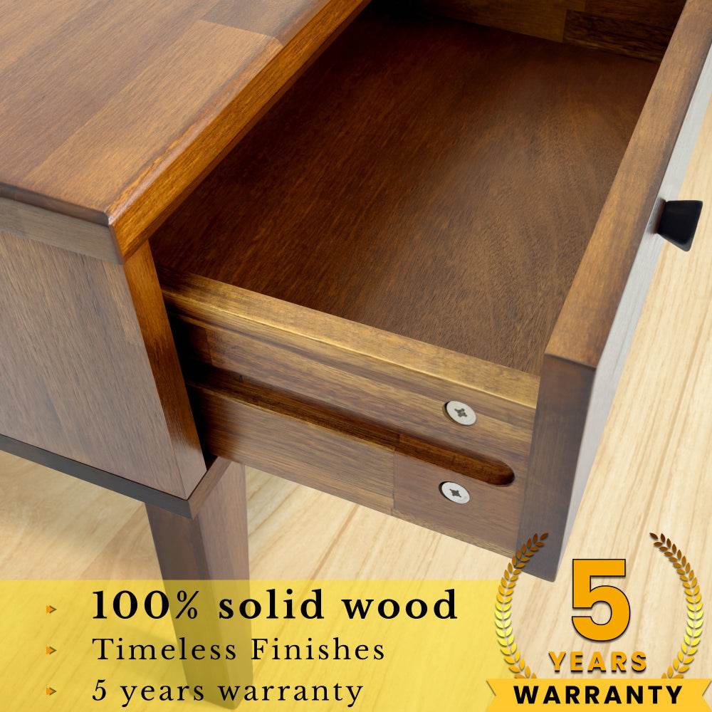 Sofia 1-Drawer Solid Wood Nightstand - www.Shopthatapp.com