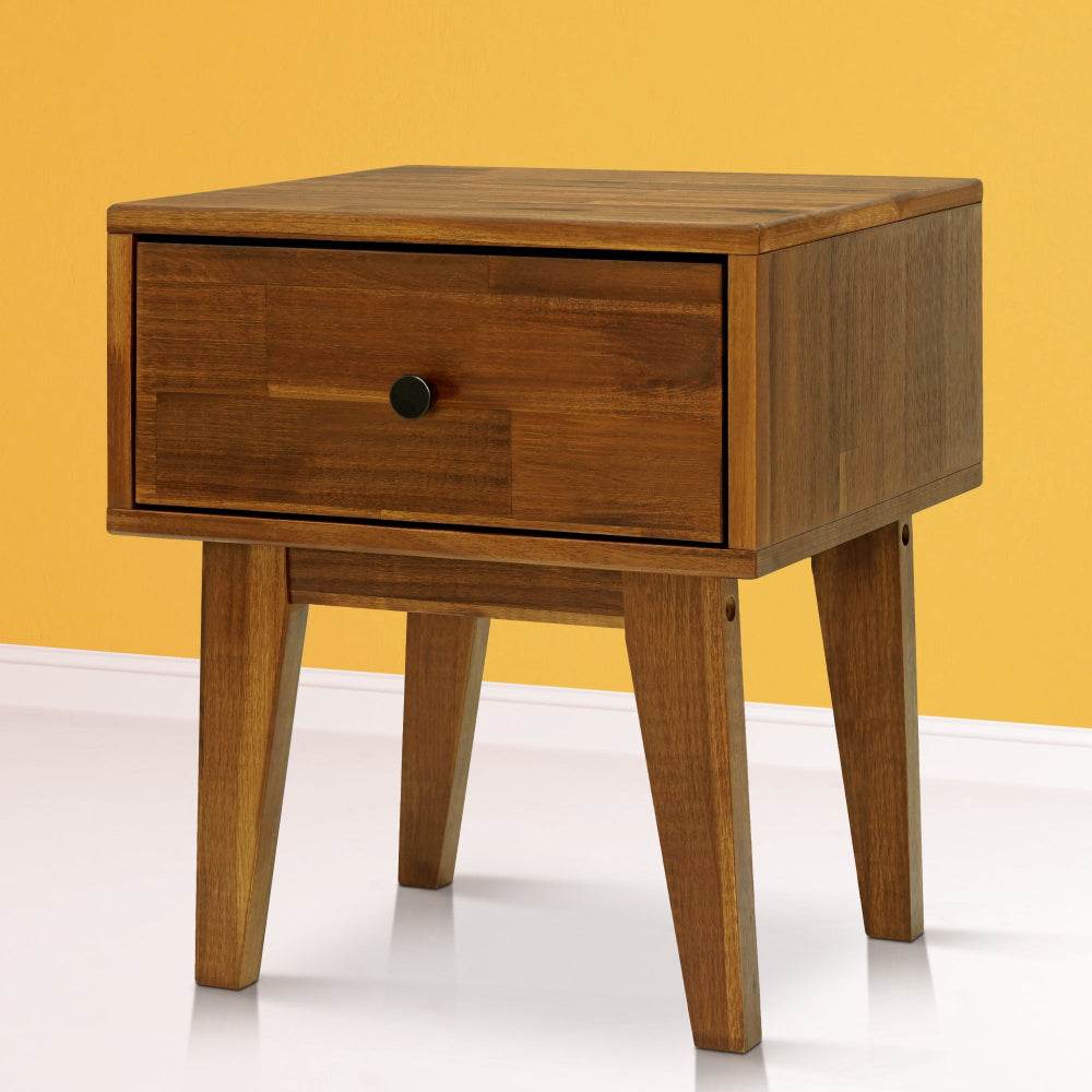 Sofia 1-Drawer Solid Wood Nightstand - www.Shopthatapp.com