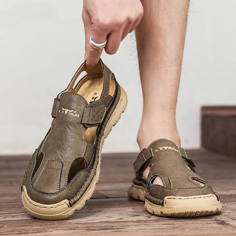 Soft Bottom Sandals Outdoor Sports Two-way Wear Men's Breathable Shoes - www.Shopthatapp.com