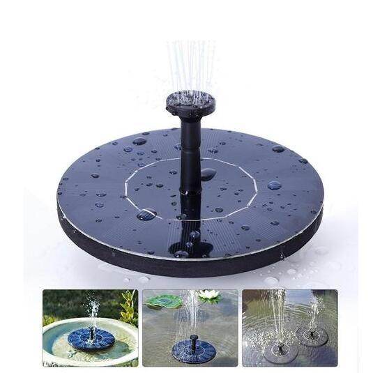 Solar Water Mercury Garden Miniature Floating Fountain - www.Shopthatapp.com #