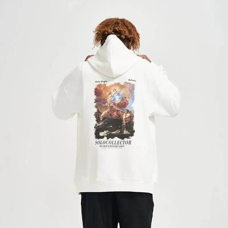 Solo Collector Printed  Drawstring Pullover Hoodie Sweatshirt Men - www.Shopthatapp.com #