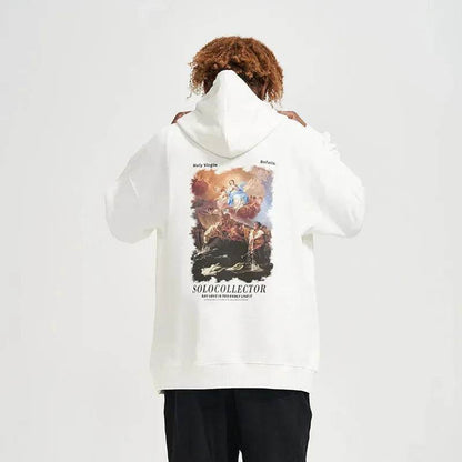 Solo Collector Printed  Drawstring Pullover Hoodie Sweatshirt Men - www.Shopthatapp.com #