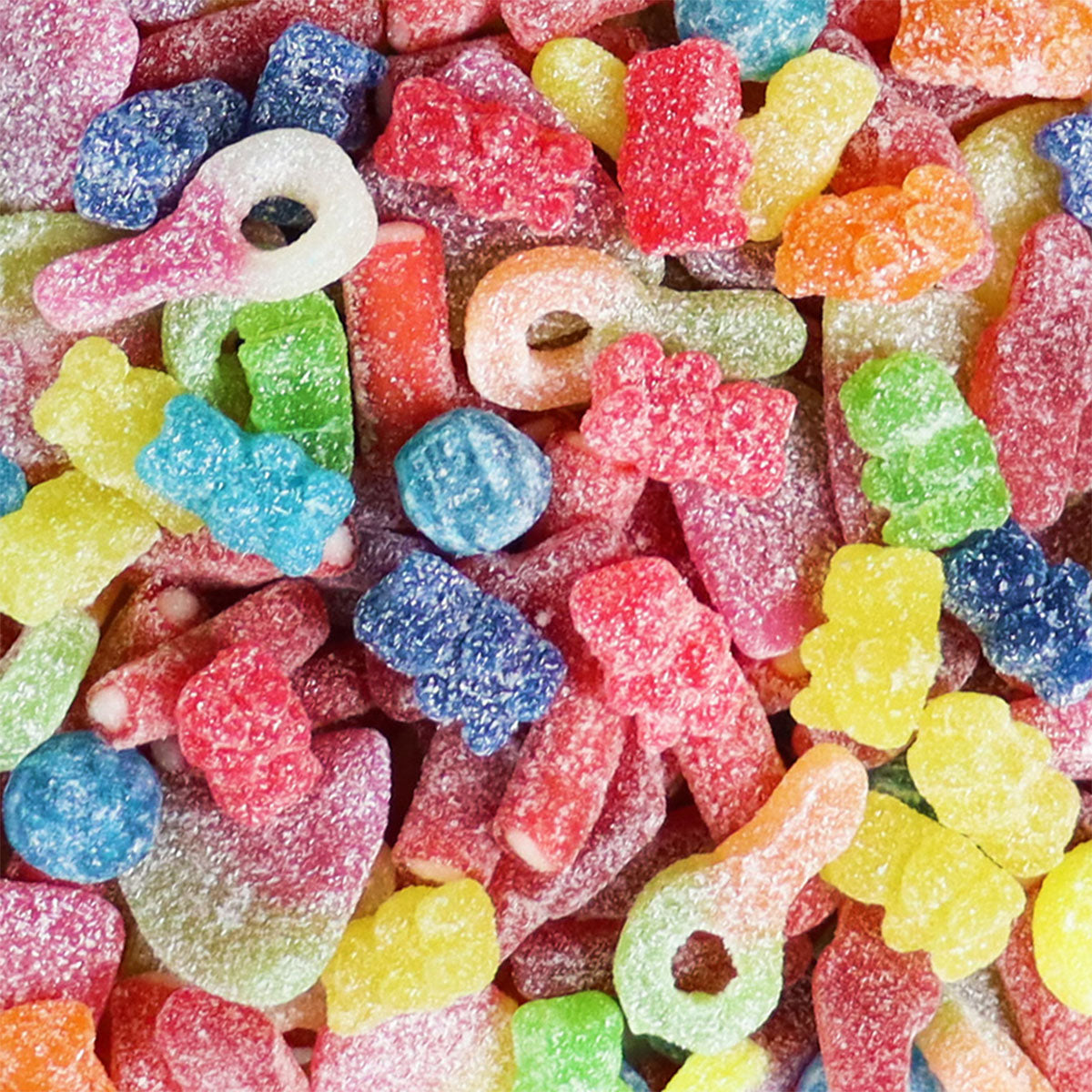 Super Sour Sweets Selection Pouch-Food and beverage-www.Shopthatapp.com-HamperWell